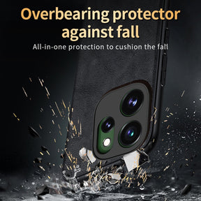 OPPO RENO 15 PRO 5G Business LEATHER BACK CASE WITH CAMERA PROTECTION WITH IMPOSED OPPO LOGO