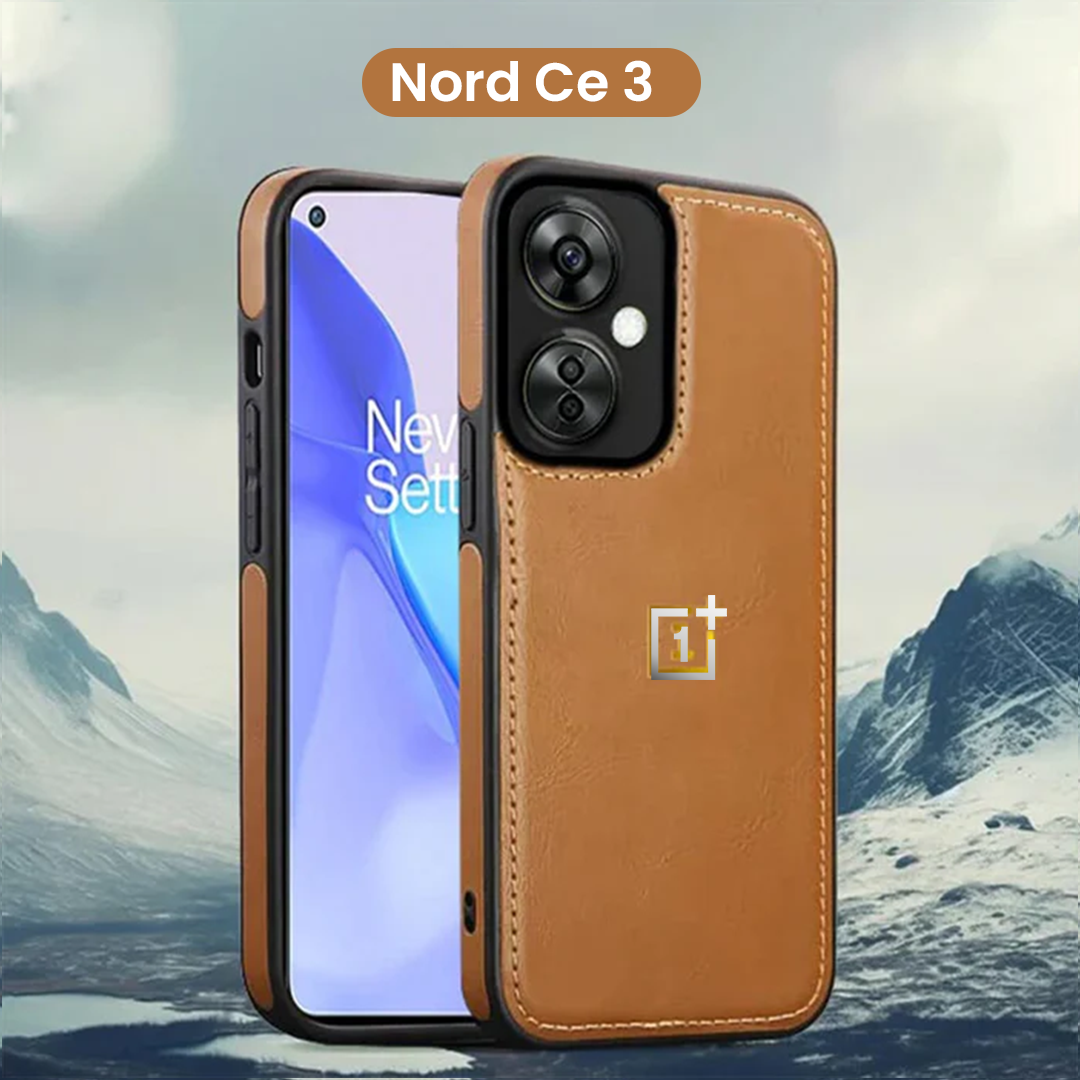 OnePlus 5G Series Leather Stitched Protective Back Case