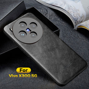 VIVO X300 5G Business LEATHER CASE WITH CAMERA PROTECTION WITH IMPOSED VIVO LOGO