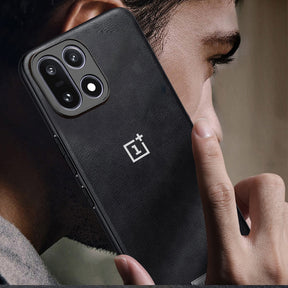 OnePlus 15 5G Business LEATHER BACK CASE WITH CAMERA PROTECTION