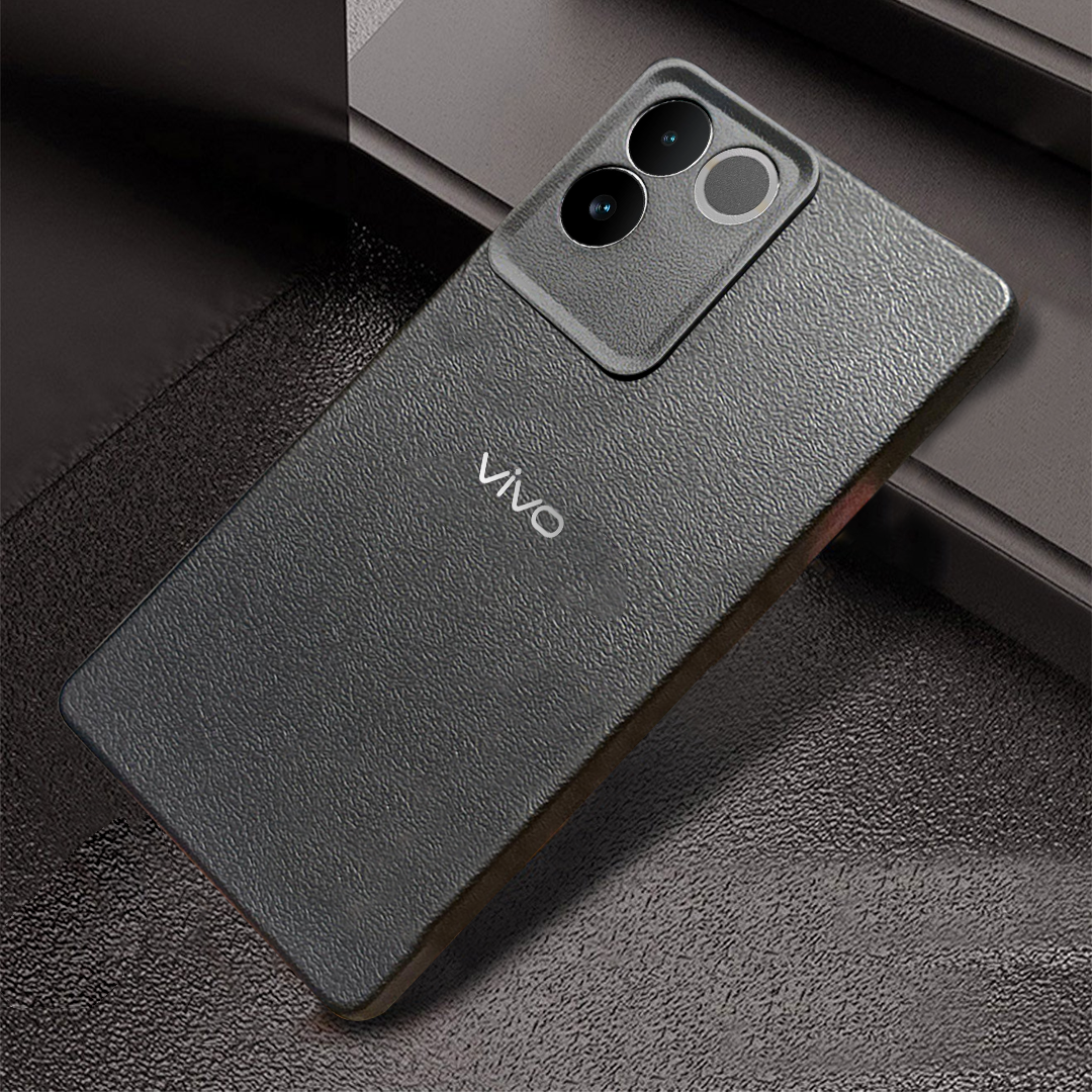 Vivo T2 Pro 5G Solid Color Leather Texture Matte Phone Back Case