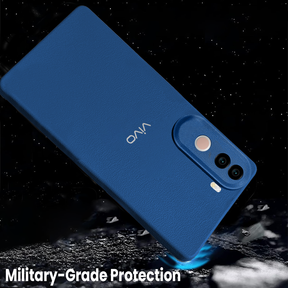 Vivo V40e 5G Solid Color Leather Texture Matte Phone Back Case