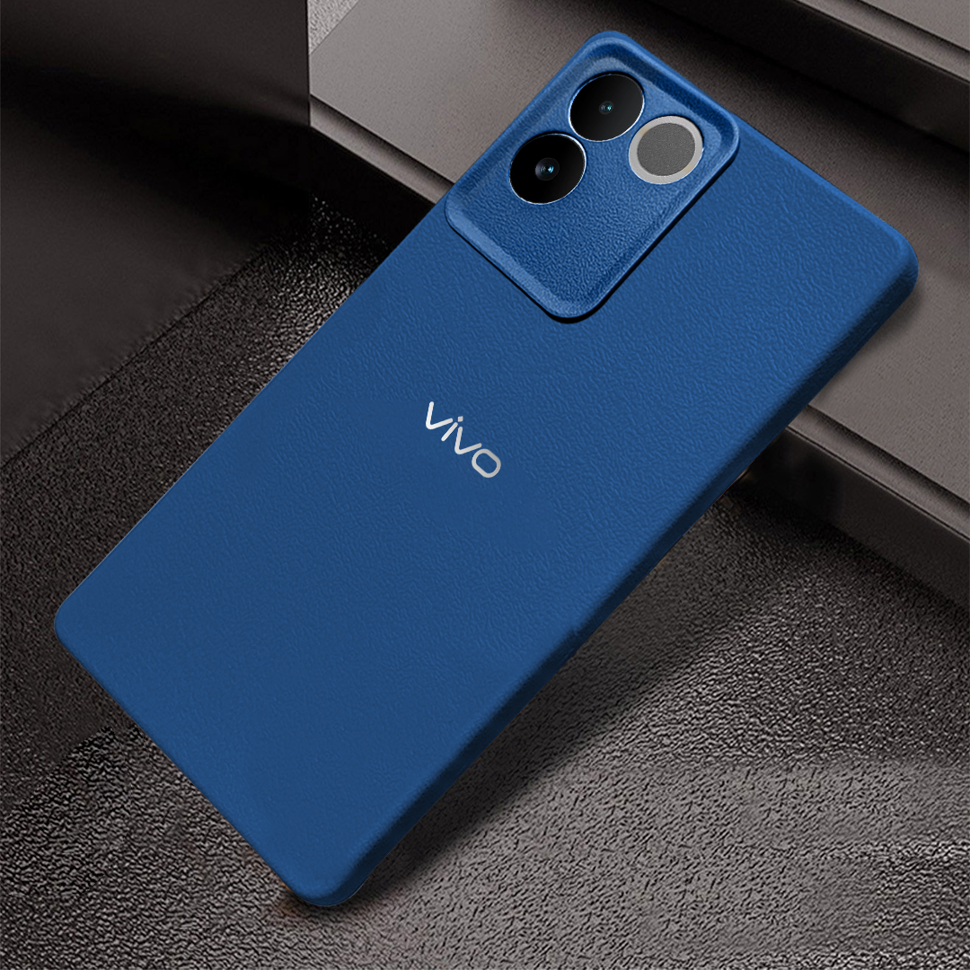 Vivo T2 Pro 5G Solid Color Leather Texture Matte Phone Back Case