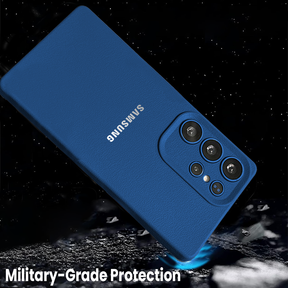 Samsung Galaxy S25 ULTRA 5G Solid Color Leather Texture Matte Phone Back Case