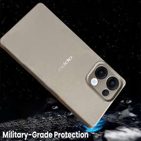 Oppo RENO 13 5G Solid Color Leather Texture Matte Phone Back Case