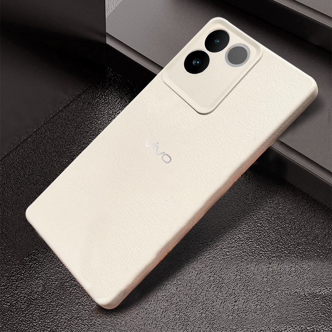 Vivo T2 Pro 5G Solid Color Leather Texture Matte Phone Back Case