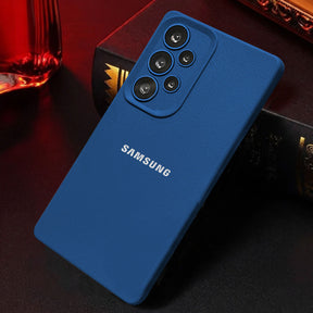 Samsung Galaxy A53 5G Solid Color Leather Texture Matte Phone Back Case