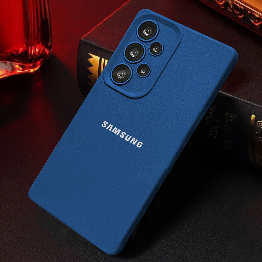 Samsung Galaxy A23 5G Solid Color Leather Texture Matte Phone Back Case