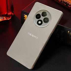 Oppo F27 Pro Plus 5G Solid Color Leather Texture Matte Phone Back Case