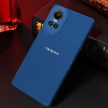 Oppo RENO 10 5G Solid Color Leather Texture Matte Phone Back Case