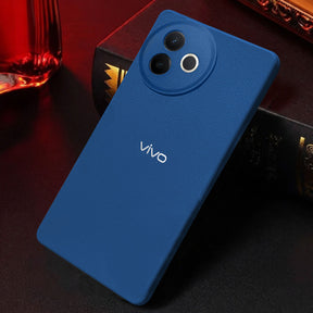 Vivo Y39 5G Solid Color Leather Texture Matte Phone Back Case