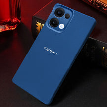 Oppo RENO 13 5G Solid Color Leather Texture Matte Phone Back Case
