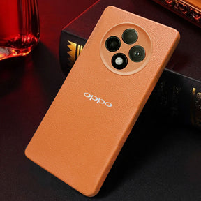 Oppo F27 Pro Plus 5G Solid Color Leather Texture Matte Phone Back Case