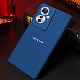 Oppo F25 PRO/RENO 11F 5G Solid Color Leather Texture Matte Phone Back Case