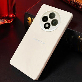 Oppo F27 Pro Plus 5G Solid Color Leather Texture Matte Phone Back Case