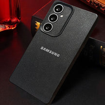 Samsung Galaxy A55 5G Solid Color Leather Texture Matte Phone Back Case