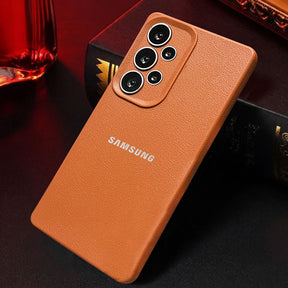 Samsung Galaxy A53 5G Solid Color Leather Texture Matte Phone Back Case