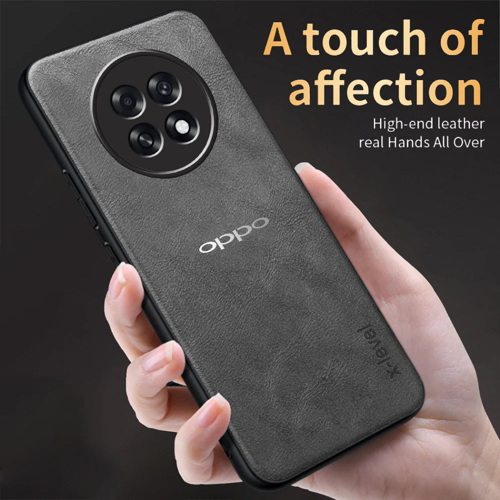 OPPO F31 PRO PLUS 5G Business Style PU LEATHER PROTECTIVE BACK CASE WITH CAMERA PROTECTION