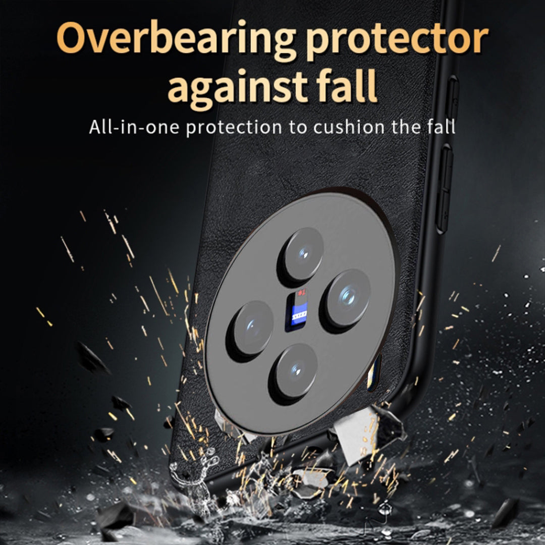 VIVO X300 5G Business LEATHER CASE WITH CAMERA PROTECTION WITH IMPOSED VIVO LOGO