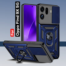 OPPO Find X9 5G Armor Military-grade Case With Sliding Camera Cover & 360 Kickstand