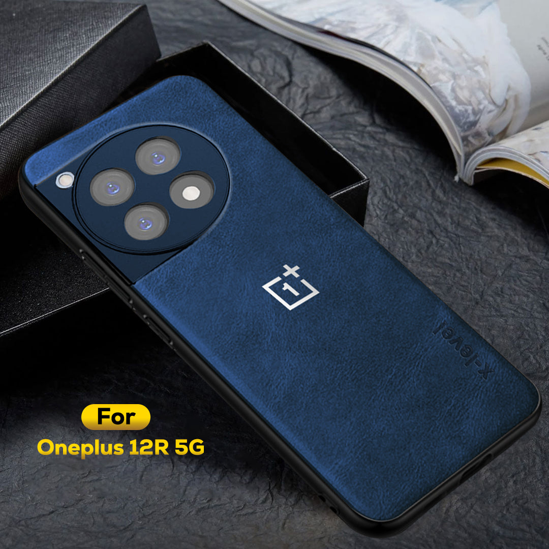 OnePlus 12R 5G Business LEATHER BACK CASE WITH CAMERA PROTECTION
