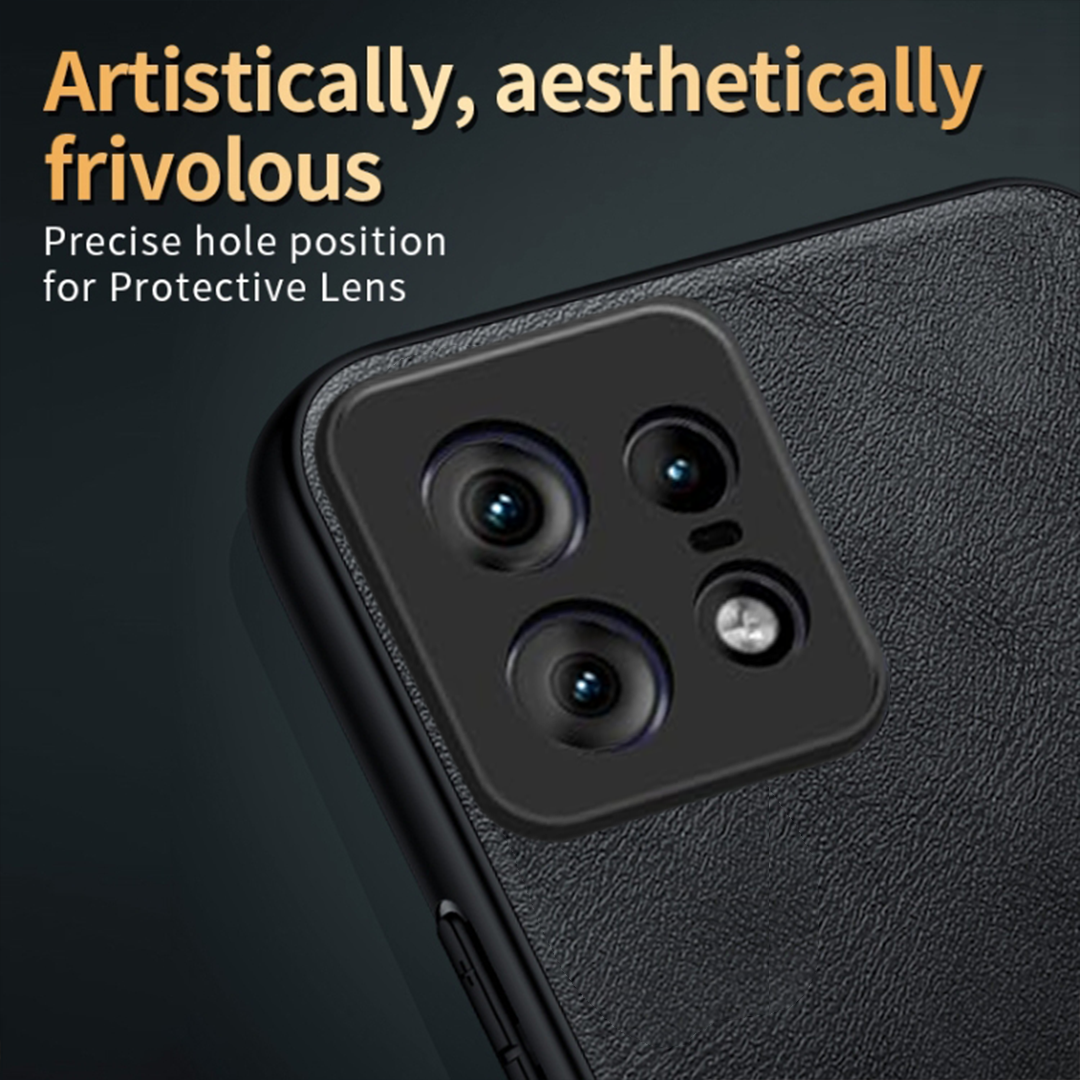 MOTOROLA EGDE 50 PRO 5G Business Style PU LEATHER PROTECTIVE BACK CASE WITH CAMERA PROTECTION
