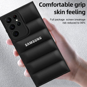 Samsung Galaxy S24 ULTRA The Puffer Edition Soft Material Down Jacket Phone Case