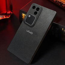 Vivo V30 5G Solid Color Leather Texture Matte Phone Back Case