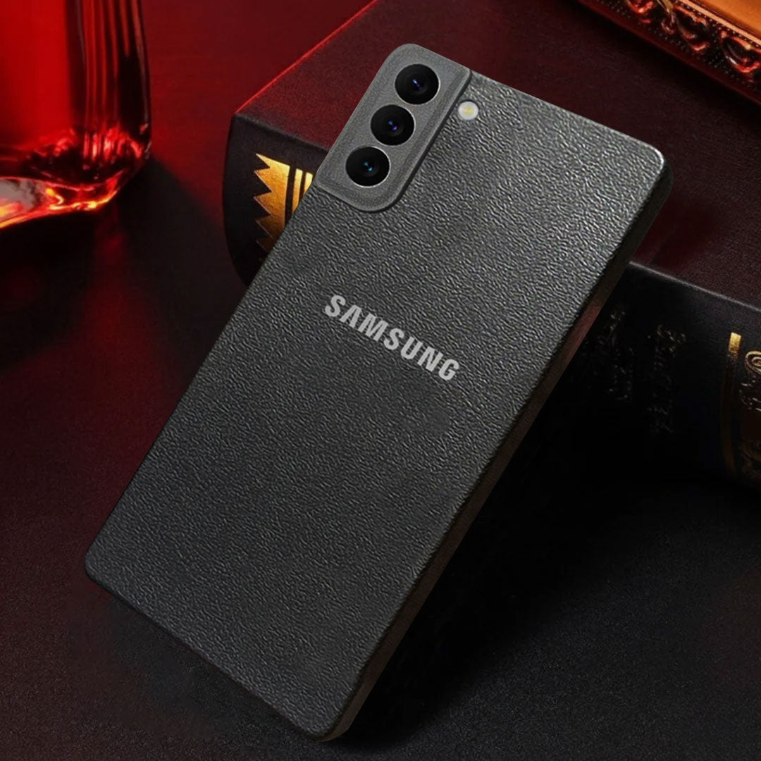Samsung Galaxy S22 5G Solid Color Leather Texture Matte Phone Back Case