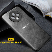 OPPO F27 PRO PLUS 5G Business Style PU LEATHER PROTECTIVE BACK CASE WITH CAMERA PROTECTION