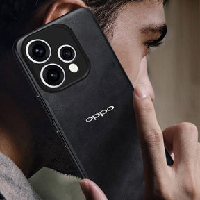 OPPO RENO 15 5G Business LEATHER BACK CASE WITH CAMERA PROTECTION