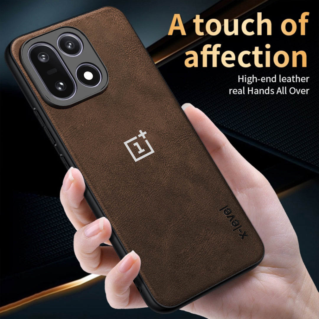 OnePlus 15 5G Business LEATHER BACK CASE WITH CAMERA PROTECTION
