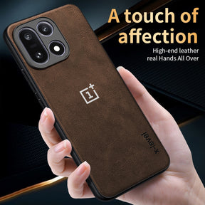 OnePlus 15 5G Business LEATHER BACK CASE WITH CAMERA PROTECTION