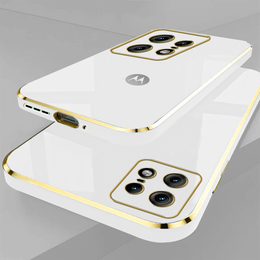 MOTOROLA EDGE 50 5G ULTRA-SHINE LUXURIOUS  BACK CASE WITH CAMERA PROTECTION