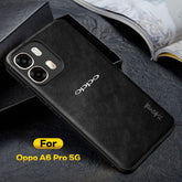 OPPO A6 PRO 5G Business Style PU LEATHER PROTECTIVE BACK CASE WITH CAMERA PROTECTION