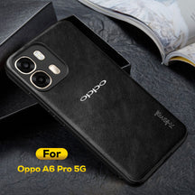 OPPO A6 PRO 5G Business Style PU LEATHER PROTECTIVE BACK CASE WITH CAMERA PROTECTION
