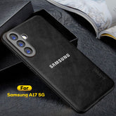 SAMSUNG GALAXY A17 5G Business Style PU LEATHER PROTECTIVE BACK CASE WITH CAMERA PROTECTION