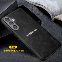 SAMSUNG GALAXY A17 5G Business Style PU LEATHER PROTECTIVE BACK CASE WITH CAMERA PROTECTION