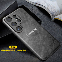 Galaxy S24 ULTRA 5G PU LEATHER PROTECTIVE BACK CASE WITH CAMERA PROTECTION