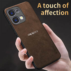 OPPO F31 5G Business Style PU LEATHER PROTECTIVE BACK CASE WITH CAMERA PROTECTION