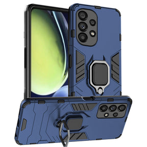 Galaxy A53 5G Black Panther Metal Bracket Shockproof Protective Back Case