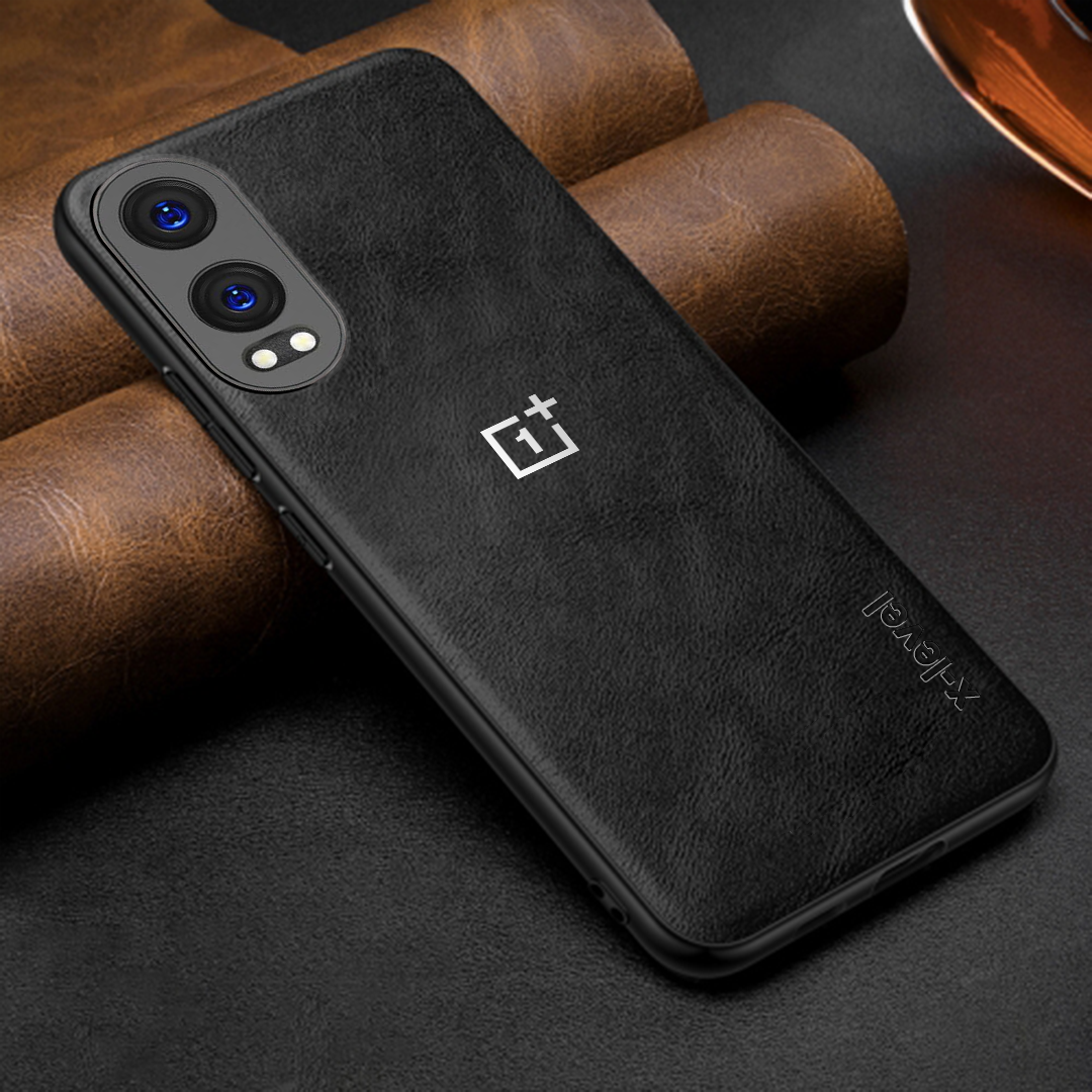 ONEPLUS CE 4 LITE 5G Business Style PU LEATHER PROTECTIVE BACK CASE WITH CAMERA PROTECTION