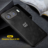 ONEPLUS NORD 4 5G Business Style PU LEATHER PROTECTIVE BACK CASE WITH CAMERA PROTECTION
