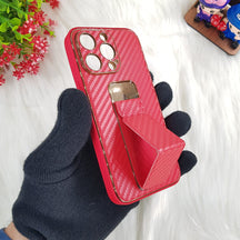PhoneCases.Co.in- iPhone13/iPhone13 pro/iPhone 13 pro-max Carbon Leather with Back Stand case