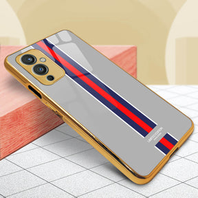 PhoneCases.Co.in Oneplus 9 Designer Strips Protective Glass Case/Cover