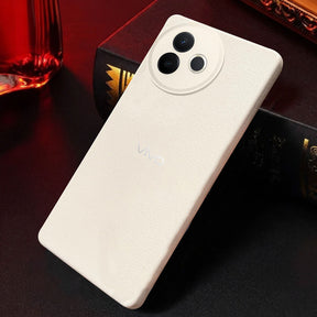 Vivo Y39 5G Solid Color Leather Texture Matte Phone Back Case