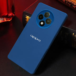 Oppo F27 Pro Plus 5G Solid Color Leather Texture Matte Phone Back Case