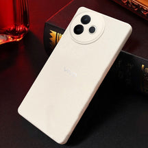 Vivo Y39 5G Solid Color Leather Texture Matte Phone Back Case