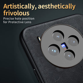 VIVO X300 5G Business LEATHER CASE WITH CAMERA PROTECTION WITH IMPOSED VIVO LOGO