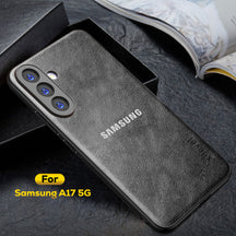 SAMSUNG GALAXY A17 5G Business Style PU LEATHER PROTECTIVE BACK CASE WITH CAMERA PROTECTION